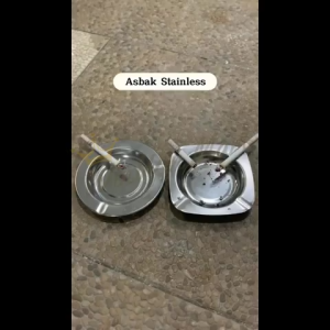 Asbak Rokok Stainless Bulat asbak besi asbak murah