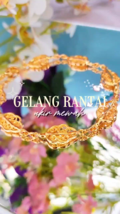 Nice Jewelry Gelang dewasa rantai bulat polos simple perhiasan lapis emas gold GL 111