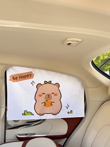 Tấm Che Nắng Kính Lái Xe Ô Tô Capybara Dễ Thương Chống Nắng Cách Nhiệt - Tấm Che Nắng Ô Tô