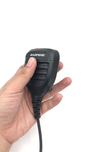 Baofeng Two Way Radio Speaker Mic Walkie Talkie K-Port Handheld Microphone for UV-5R 888S UV-82 UVK6
