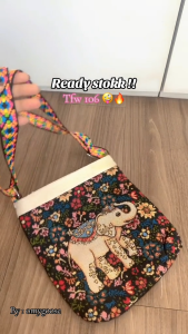 OMYGOOSE TAS SELEMPANG MINI / TAS CANVAS WANITA / TFW 0106