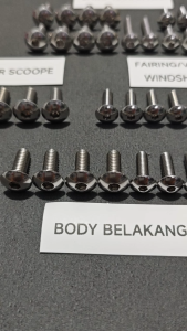 Baut Body Luar Ninja 150 RR & Suku Cadang Motor ZX