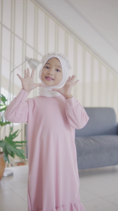 Hirihita Lulu A009 Baju Gamis Lulu Anak Perempuan Creep Spandek Sablon Helo Kity Sanrioo Kuromi 12 Pilihan Warna Hitam Maroon Salem Biru Navy Ungu Lilac Fuschia Pink Cokelat Bata 1-12 Tahun