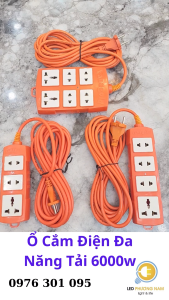 Ổ Điện Đa Năng Có Dây Chịu tải công suất 6000w bảo hành 12 tháng