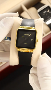 COD/BAYAR DITEMPAT Jam Tangan Wanita Skmei 2173 Segi Rubber Water Resist Original