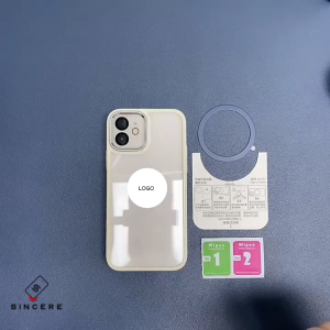 Universal Magnetic Ring Sticker For Iphone Android Wireless Charger Phone Holder Car Mount Magsafe Accessories Strong Ma