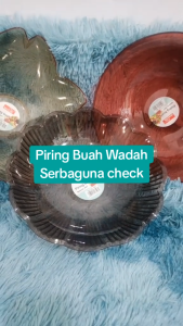 Piring Buah Wadah Serbaguna PP Plastik Premium / Mangkuk Buah Plastik Bening Tebal - 501/502/503