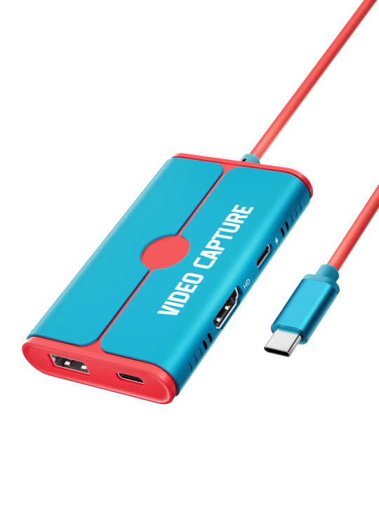 Lemorele Video Capture Card Nintendo Switch Dock Usb C Game