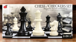 Bộ cờ cao cấp cờ vua nam châm 32x32cm tránh xê dịch chess / checker set bộ quà tặng bé