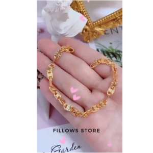 Gelang Tangan Xuping Model Terlaris Rantai Lapis Gold GT350