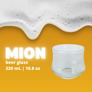 MION BEER CAN Glass | Gelas Bir Kaca | Beer Glass | Cocktail Glass