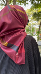 JILBAB DEENAY RULER WANITA HIJAB CANTIK FASHION KERUDUNG SEGIEMPAT SIZE 115X115CM VOAL ULTRAFINE