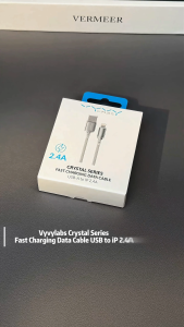 Vyvylabs Fast Charging Data Cable For Macbook USB to iP 2.4A For iPhone 14 13 12