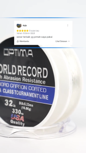 Senar Pancing Sangat Kuat OPTIMA WORLD RECORD 240yds/330yds Senar Pancing Berat Variasi 16Lb Hingga 62Lb Senar Pancing 300M Untuk Memancing - Lazada