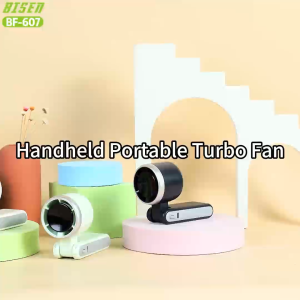 BISEN BF-607 Mini Fan USB Rechargeable Handheld Small Fan Outdoor Sports Portable mech fan