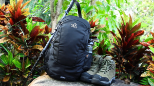 WATERFLY 25L ba lô đi bộ đường dài Daypack nước chống Ba lô nhẹ với mưa che Ba lô sức chứa lớn cho Nam Nữ đi bộ đường dài cắm trại ngoài trời Ba lô du lịch