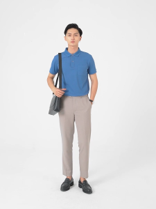 Áo polo nam YODY vải cafe khử mùi kháng khuẩn chống tia UV APM7161