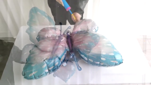 Butterfly Foil Balloon Purple Theme Butterflies Fairy Flying Tale Princess Decoration Giant Rama-Rama Kupu-Kupu Terbang