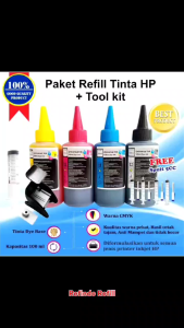 Paket Tinta Refill HP 2135 2132 2776 2336 2335 1112 1115 2050 1050 1515 1510 2545