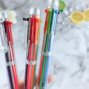 6in1 Multi Colour Ball Pen for Kids Goodies Bag Birthday Pack Gift