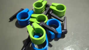 "SBL M222A" รัดเคียว รัดท่อ ล็อคด้ามเคียว แบบมีแกนปรับองศาได้ วัสดุไนลอน น็อตเหล็กแข็ง อลูมิเนียมชุบดำ ตัวรัดท่อ ล็อคด้าม รัดด้ามเคียว แคลมป์รัดท่อ - SBL