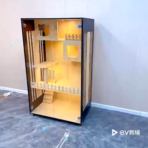 อพาร์ตเมนท์แมวไม้เนื้อแข็ง บ้านแมวตัวใหญ่วิลล่าแมว🧣🧣