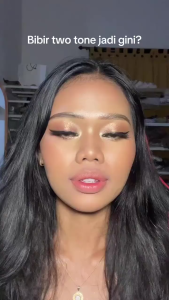 B.U.T Ombre Lips Soft Matte Creamy Liqud Lipcream Ceramide 2pcs | Best Ombre Lip Cream | Best Combo Lipstik Long Lasting | Lip Cream Lembut Ringan Semi-Matte Finish | Transferproof | BPOM | 24H Uncrackable High Pigment