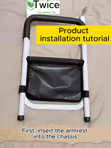 [Ready Stock]Bed Rail Side Guard Bed Guard Assist Bar for Elderly Adult with light and storage handle support.
