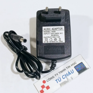 Adapter DC 10V - 2A (Đầu cắm 5.5mm X 2.1mm)