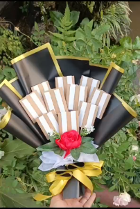 Ready Buket Kosongan Untuk Snack Coklat Kopi Foto Polaroid / Buket Snack Jajanan / Buket Hadiah