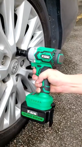 KELETOOL KE004 Impact Wrench 800N.M Cordless Drill Heavy Duty Gun Spana Auto Buka Tayar Hammer Function Bimpact Wrench