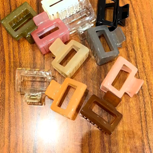 Jedai Bentuk Persegi Jepitan Rambut Model Kotak 5 cm Jedai Hair Claw Clip