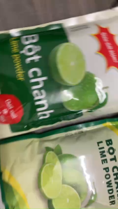 Bột chanh gia vị Chavi túi 400gr (Chavi lime powder) (lemon powder/lime powder)