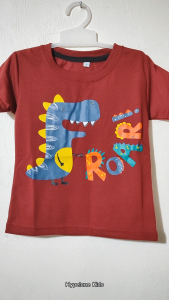 Baju Kaos Distro Anak Laki Laki Karakter Dinosaurus Keren Import 1 - 10 Tahun - Hypelane