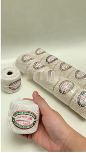 Klik-Beli (PROMO ISI 3 PCS) Benang Kasur Rami Cap Sikat / Tali Benang Bendera Merah Putih / Tali Kerajinan Serbaguna