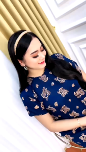 Daster Bumil Busui Lengan Pendek LD 110 Bahan Rayon/Daster Standar Motif Random