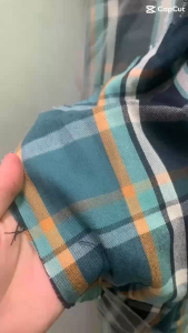 1 Mét Vải 100% Cotton Thô Không Co Giãn Hoạ Tiết Caro Khổ 1m5 Hàng Công Ty