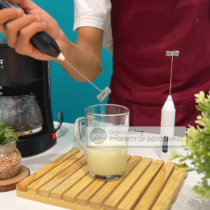 Goto Shane Milk Frother Hand Mixer Pengaduk Kopi Electric Portable