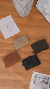 DOMPET KULIT UNTUK UANG TUNAI DAN KOIN | MODEL LIPAT UNTUK WANITA | BRITISH STYLE