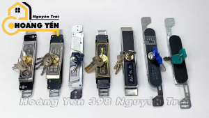 Khoá ngang cửa cuốn chất lượng cao tấm liền đ dạng mẫu lõi khoá cửa cuốn đầy đủ phụ kiện kèm theo