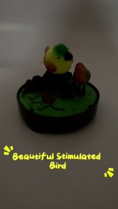 Beautiful Simulated Bird In Cage With Sound And Light Model Kid Toys 模拟鸟儿笼子模型玩具 *READY STOCK*