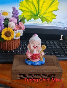 Tượng chibi Ông Tơ 9cm - Tơ Hồng Nguyệt Lão thiên tiên