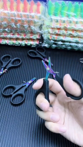 KÉO CHUXIAN CẮT PE THẺO CHÌ KÈM KHOÁ BẢO VỆ DÂY LÒ XO CÂU CÁ