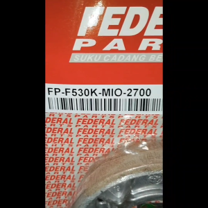 KAMPAS REM BELAKANG MIO/SOUL/J/M3/FINO ORIGINAL FEDERAL 530K-MIO