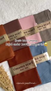 Voal Umama Premium & Hijab Segi Empat Polos: Bahan Berkualitas & Mudah Diatur