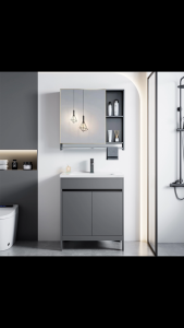 Desain Wastafel & Lemari Kamar Mandi Minimalis Modern