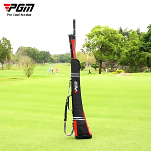 Túi đựng gậy tập golf mini PGM-QIAB010: Cho cả nam và nữ đeo vai dạng súng chứa 4-5 gậy vải chống nước.