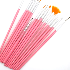 SET พู่กัน 15 ชิ้น เซ็ตพู่กันสำหรับทำเล็บ เพ้นท์เล็บ