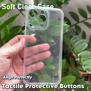 For iPhone 15 Pro Max 14 Plus 13 12 Mini 11 X Xr Xs 6 7 6s 8 5 5s SE 2020 Ultra thin Clear Transparent Soft TPU Silicone Protective Rubber