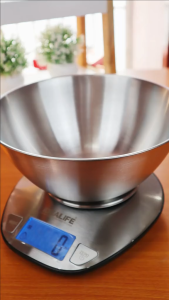 NEW IDEALIFE Digital Kitchen Scale Timer + Bowl 5KG/1GR Stainles IL-210B